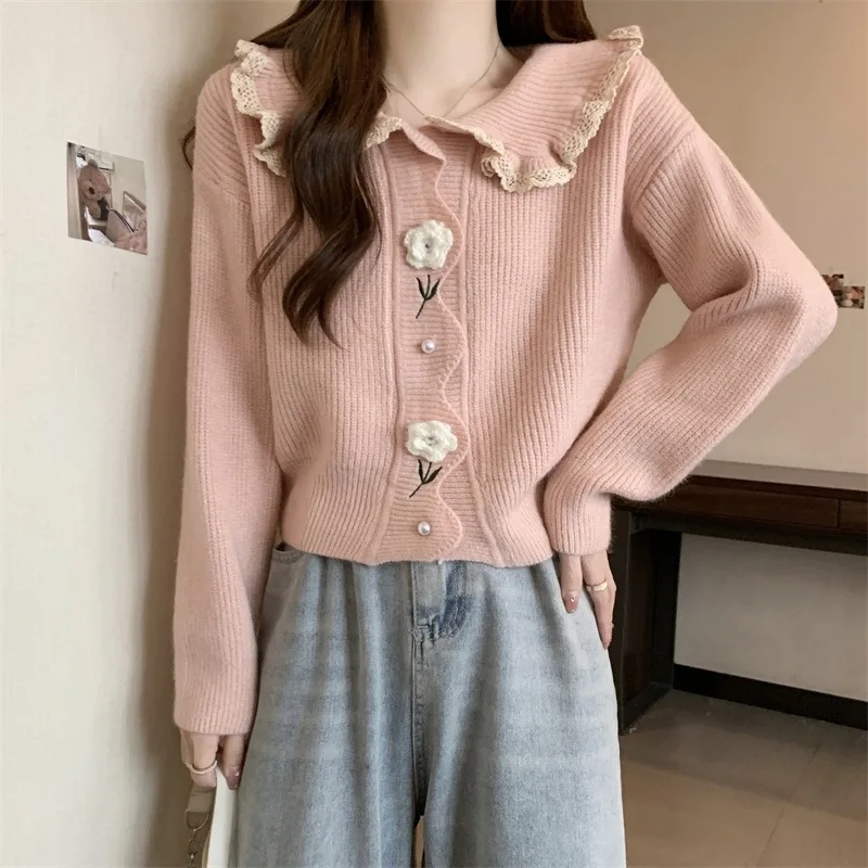 

sweaterWoman clothes knitwearwomen's sweaterwinter sweaterkeep warmGentle Wind LazySoft and warm sweater