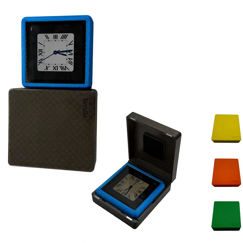 

​Game Console Protective Box for Anbernic RG ROTATE Portable Retro Handheld Game Console Storage Case Black Blue Red Gray