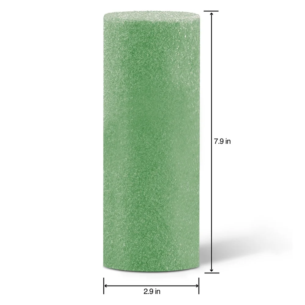 مزهرية إدراج رغوة 2.9x7.9 بوصة ترتيبات الزهور الخضراء تحمل سيقان اصطناعية أغصان سهلة الشكل تخصيص الديكور #3