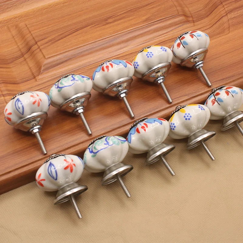 Ceramic Handles Drawer Antique Dresser Pulls and Knobs Classic Vintage Kitchen Cabinet Door Handle Pulls Handles Decor