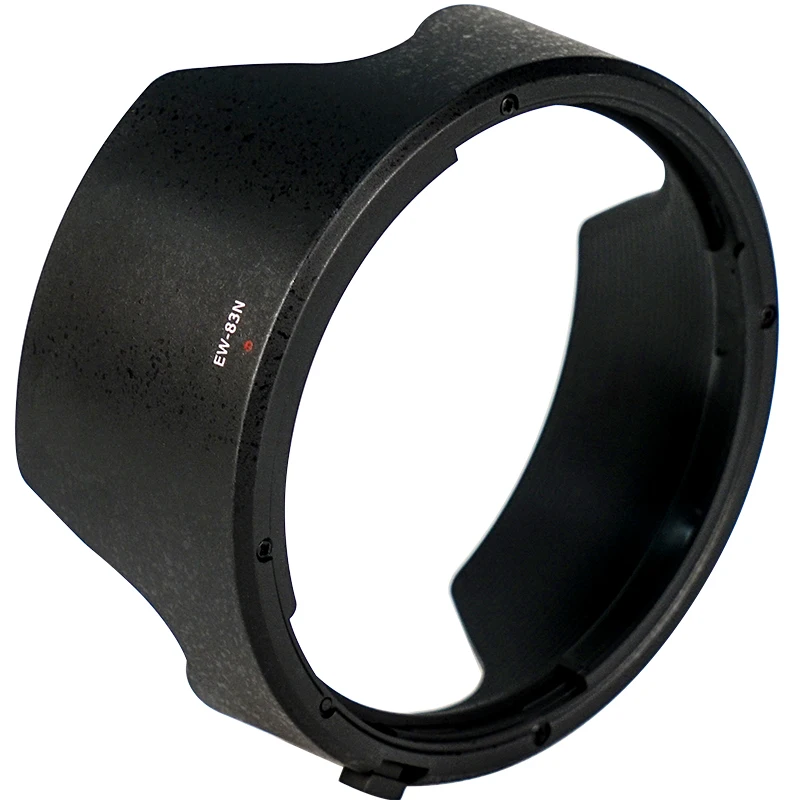 Paraluce EW-83N EW83N della macchina fotografica per Canon RF 24-105mm F4L è sostituzione reversibile dell'ombra della luce del paraluce dell'obiettivo di USM per 24-105mm