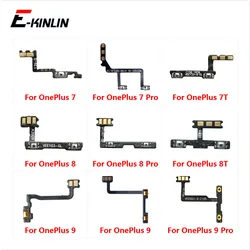 Botão liga/desliga interruptor de volume chave controle cabo flexível fita para oneplus 7 7t 8t 8 9 pro peças de reparo