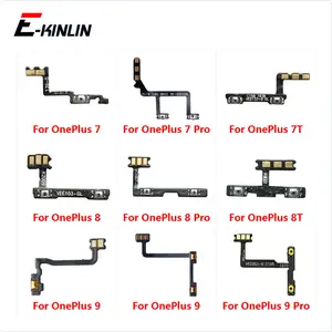 Bilashmart Power On Off Button Volume Switch Key Control Flex Cable Ribbon OnePlus 7 7T 8T 8 9 Pro Repair Parts
