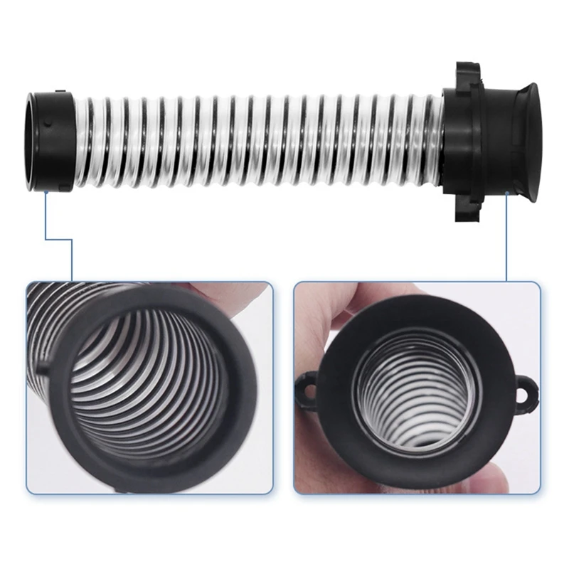 For Bissell Floor Scrubber 4Th Generation Hose Accessories Bendable Connecting Pipe Corrugated Sewage Pipe