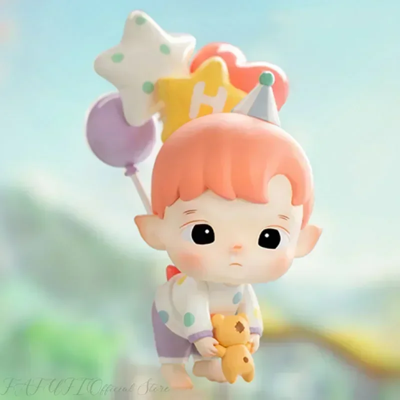 POP MART Hacipupu Serie Celebración, Juguetes de Anime Kawaii en Caja Ciega, Figuras de Acción Sorpresa, Muñecas Misteriosas, Regalo para Niñas