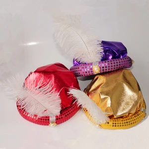 دعائم زي علاء الدين تأثيري للأطفال ، قبعة الهالوين ، قبعات حفلة تنكرية ، أسطورة عربية ، عرض مسرحي ، حفلة أعلى 8 مبيعات لأحذية علاء الدين - رقم 7