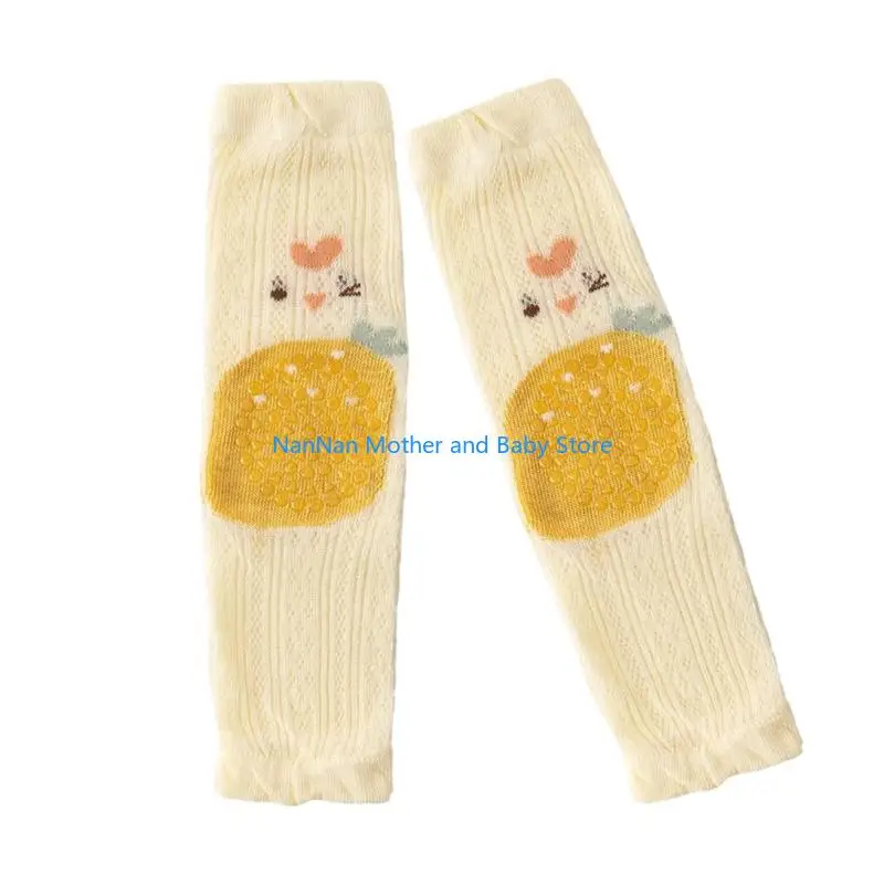 زوج واحد من وسادات ركبة الأطفال واقيات نيباد للزحف لضمان تجربة زحف آمنة مع تصميم ناعم من القطن مانع للانزلاق