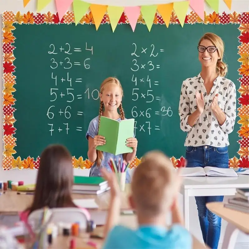 32.8ft Bulletin Board Border Sticker for Classroom Board Decoration Mur