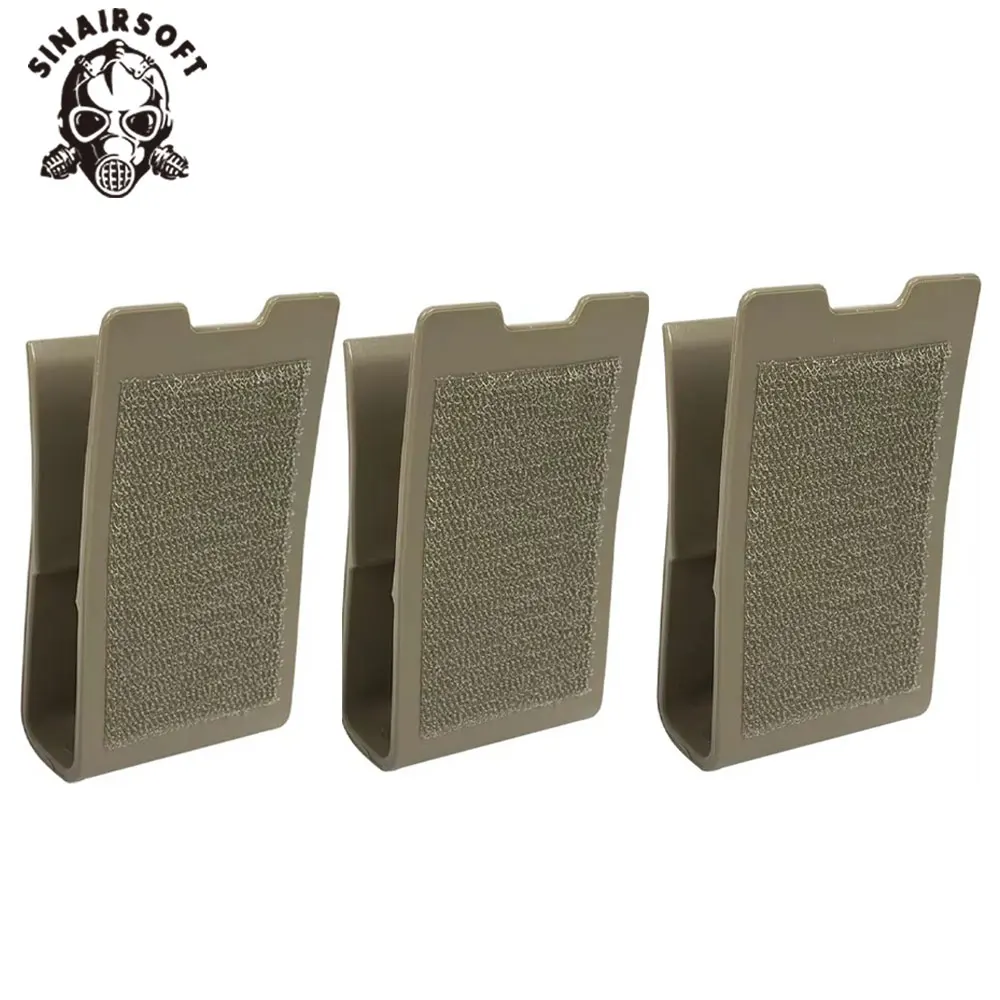 

Tactical Vest With Hook&Loop Nylon Wedge Mag Pouch Insert 5.56 Molle Magazine Insert For 556 762 Open Top Magazine Pouches