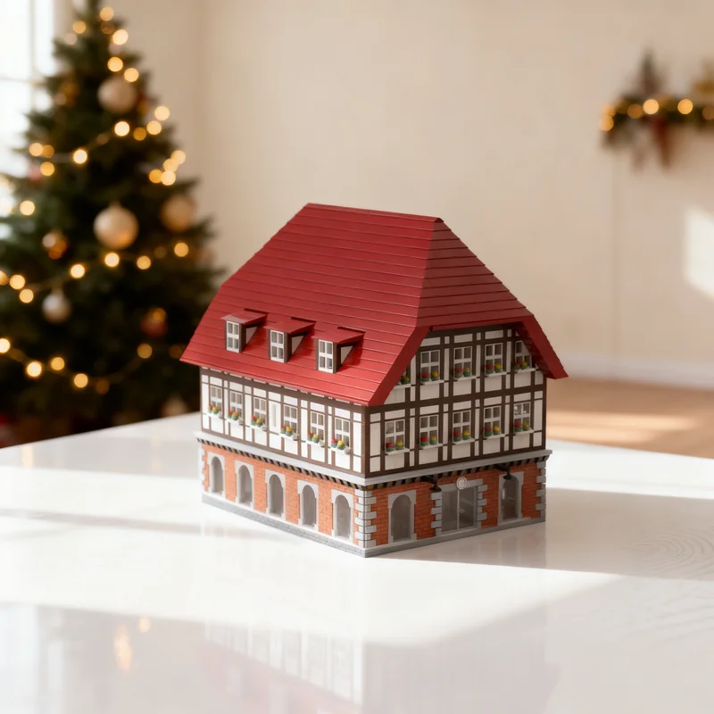 4533PCS MOC Railway Station Architecture Model Historic Detailed Replica Precision Assembly Brick Showcase Decorative Toy Gift