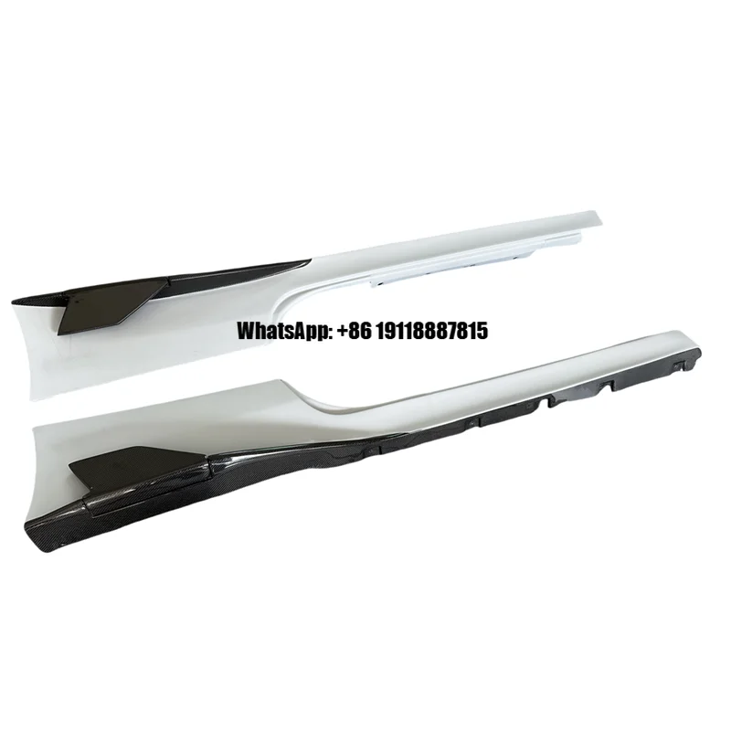 

SP Style Carbon Fiber Car Body Lip Side Skirts for Ferrari 458 Italia Base Coupe 2-Door 11-13