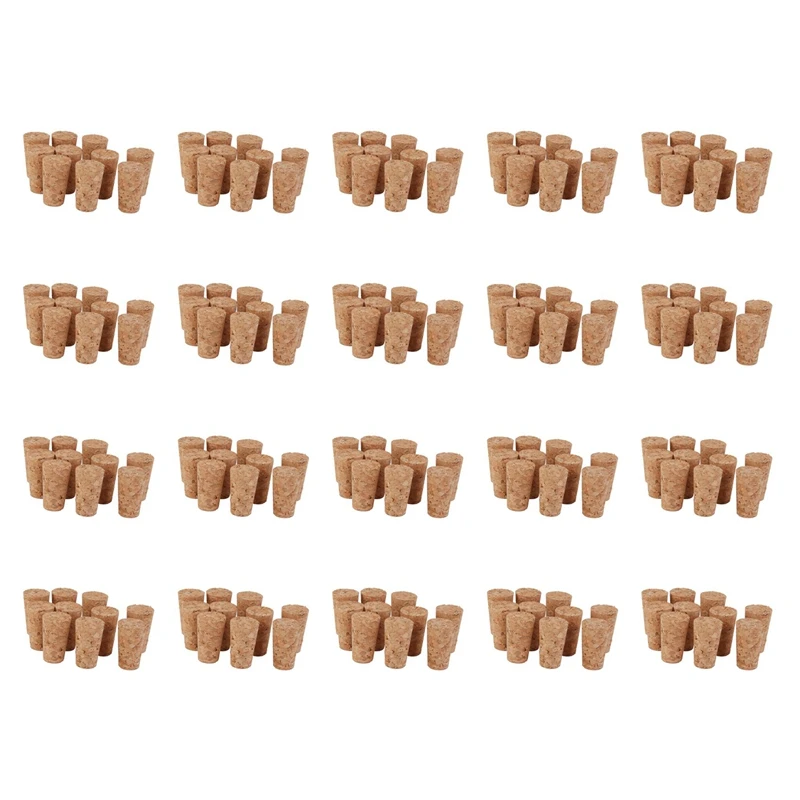 

200Pcs Tapered Corks Stoppers DIY Craft Art Model Building 22X17x35mm