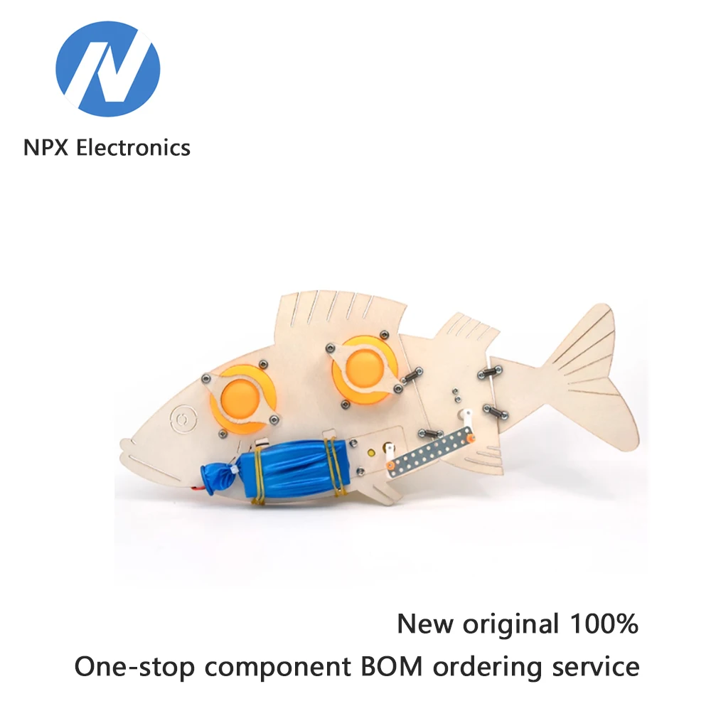 

Electric bionic mechanical fish model science fair project small invention student handicraft materials science toy STEAM