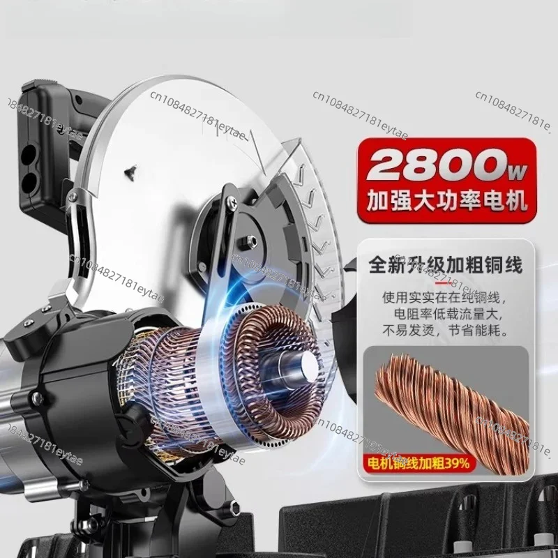 220V High Precision Mitre Saw 45 Degree Angle Cutting Machine for Aluminum Alloy Woodworking Multifunctional Table Saw