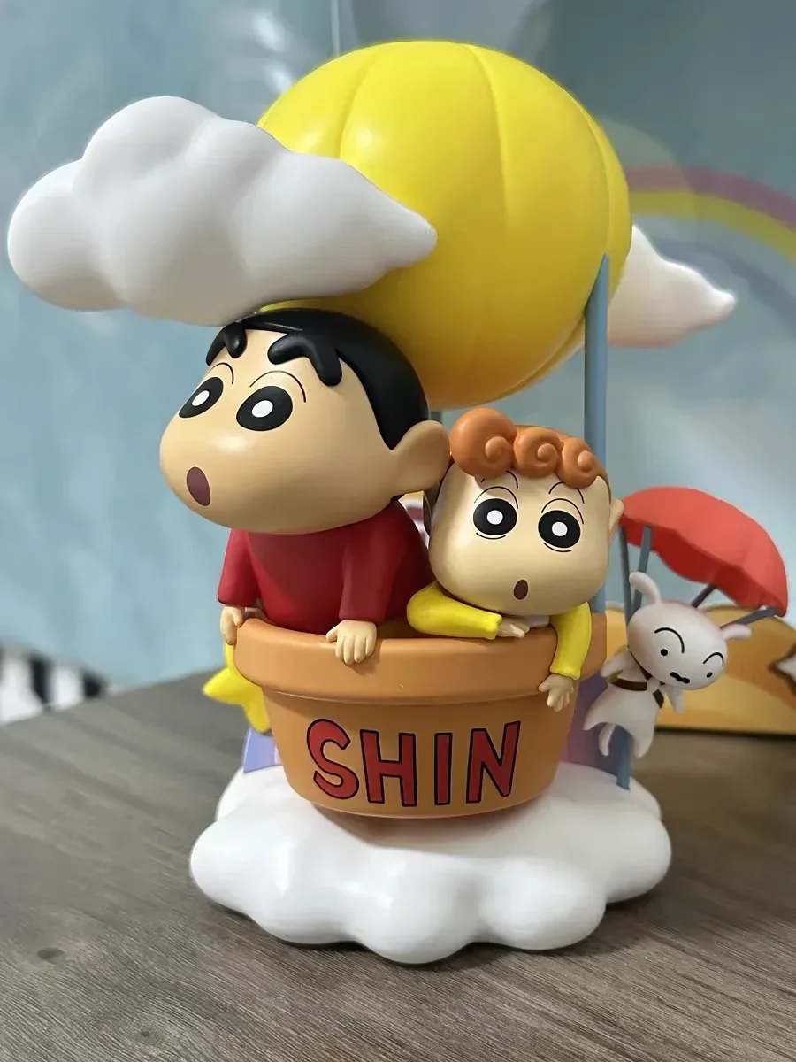 

Anime 15cm Crayon Shin-Chan Limited Edition-Cloud Roaming Series Fashion Play Cute Doll Desktop Collection Classic Toy Gift