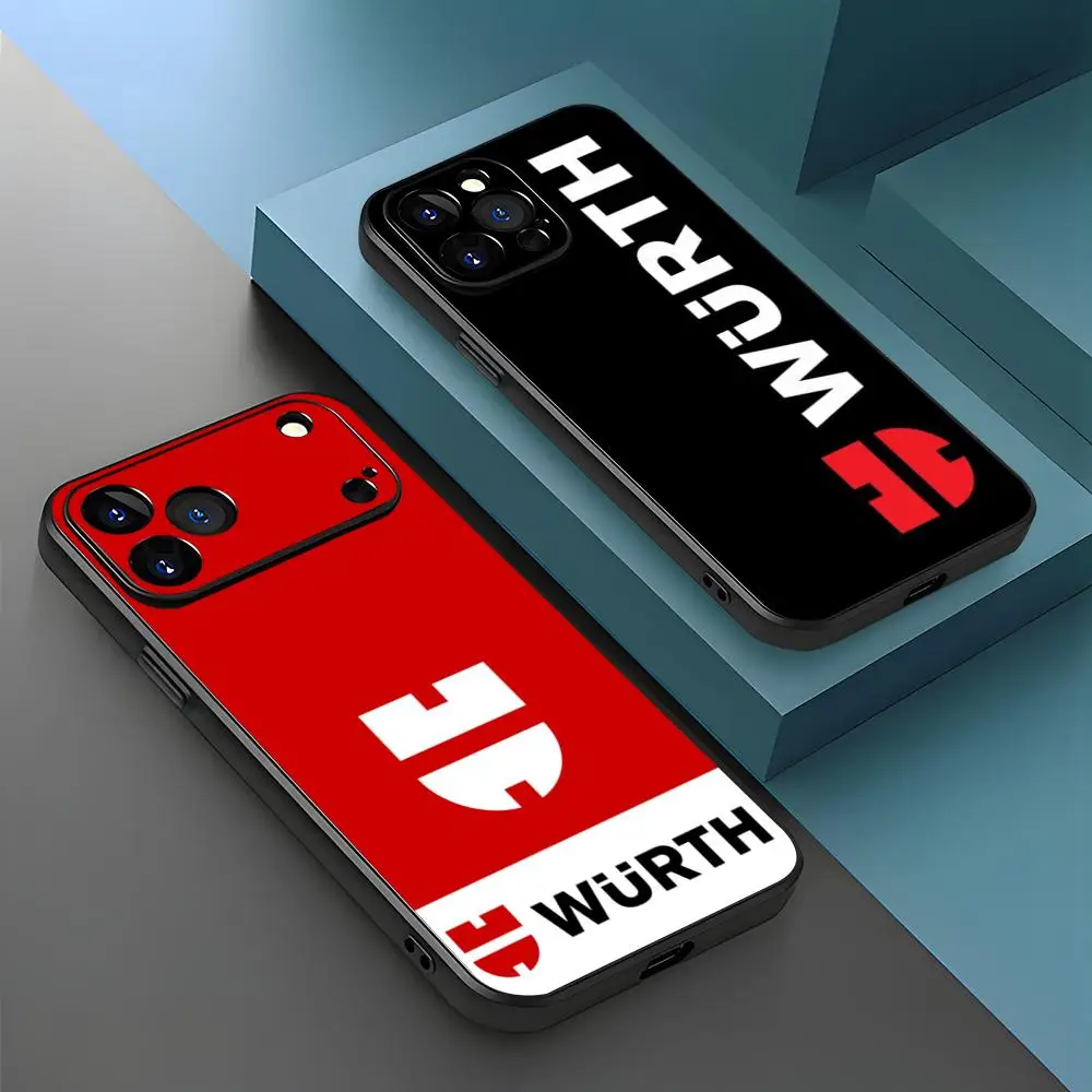 

Ger Wurth Phone Case For iPhone 17 16 e 15 14 13 12 11 XS XR Plus Mini Pro Max black Shockproof Cover