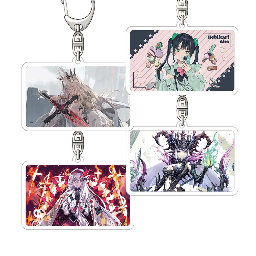 CHUNITHM Astraea Valmacia Ghost Sakuzyo - Ultimate Force Hebikari Ako Official square Acrylic Keychain Bag pendant anime goods