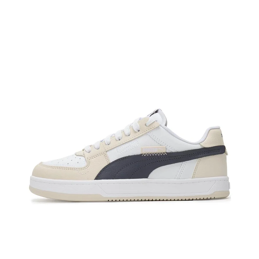 PUMA Caven 2.0 Abrasion Resistant Breathable Low top Skateboard Shoes Unisex White 392332-17