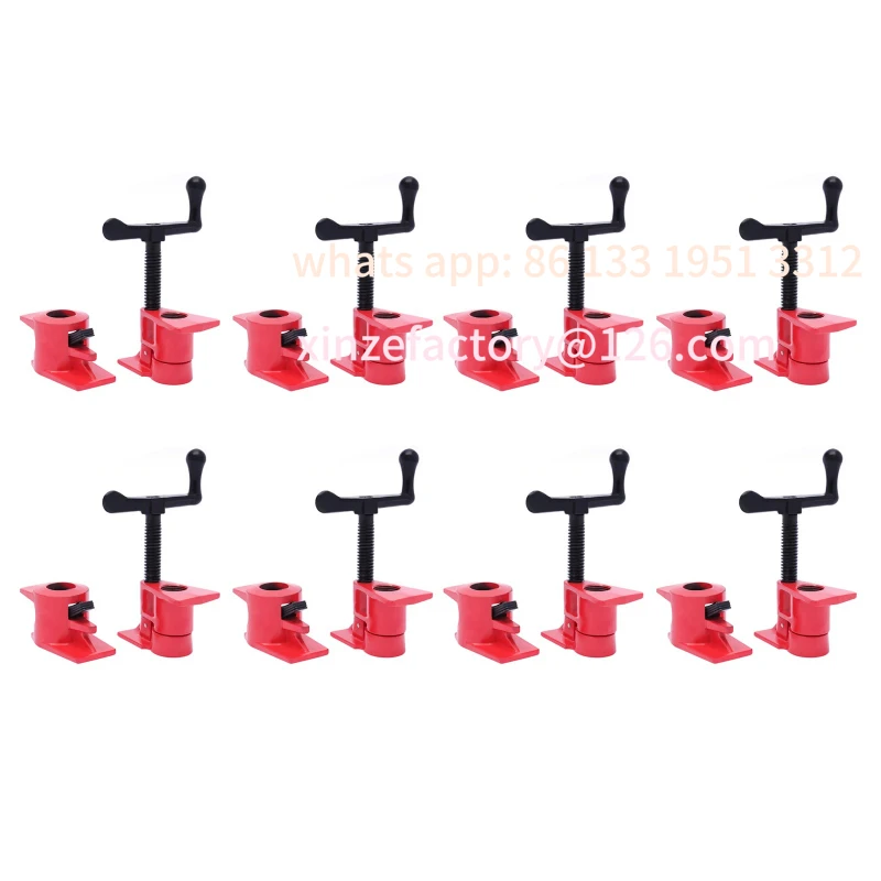 تخصيص 6/8 قطع الخشب الغراء أنبوب Hails مجموعة الثقيلة سريعة غصان أنبوب وصلات سريعة الموتر الأنابيب المشابك