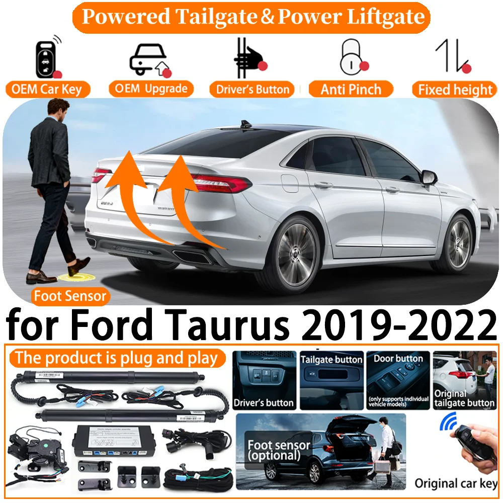 

Car OEM Smart Powered Tailgate system for Ford Taurus 2019 2020 2021 2022 Automatic Electric Power Tailgate Tail Gate Lift kit