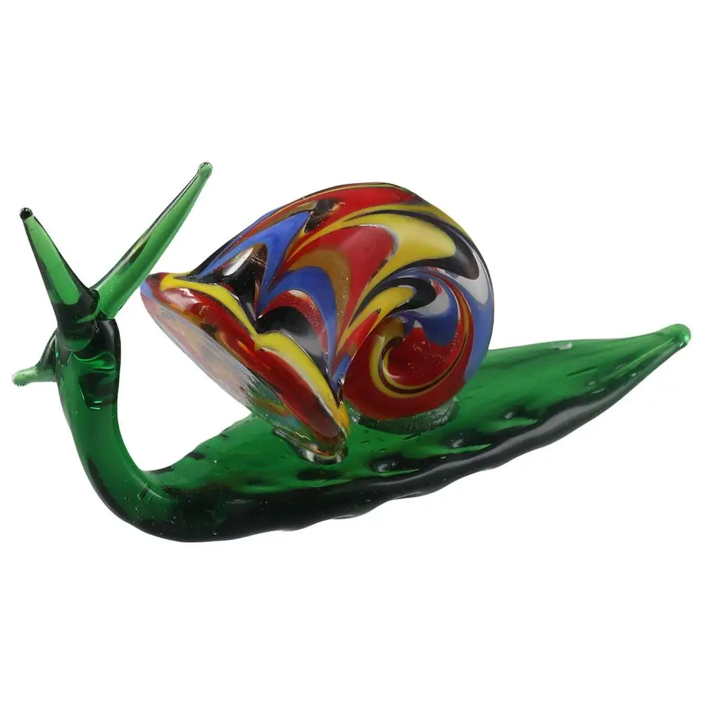 Cute Snail Statue, Home Decoration, Dining Table Family Collection Gift, Home Crystal Decoration