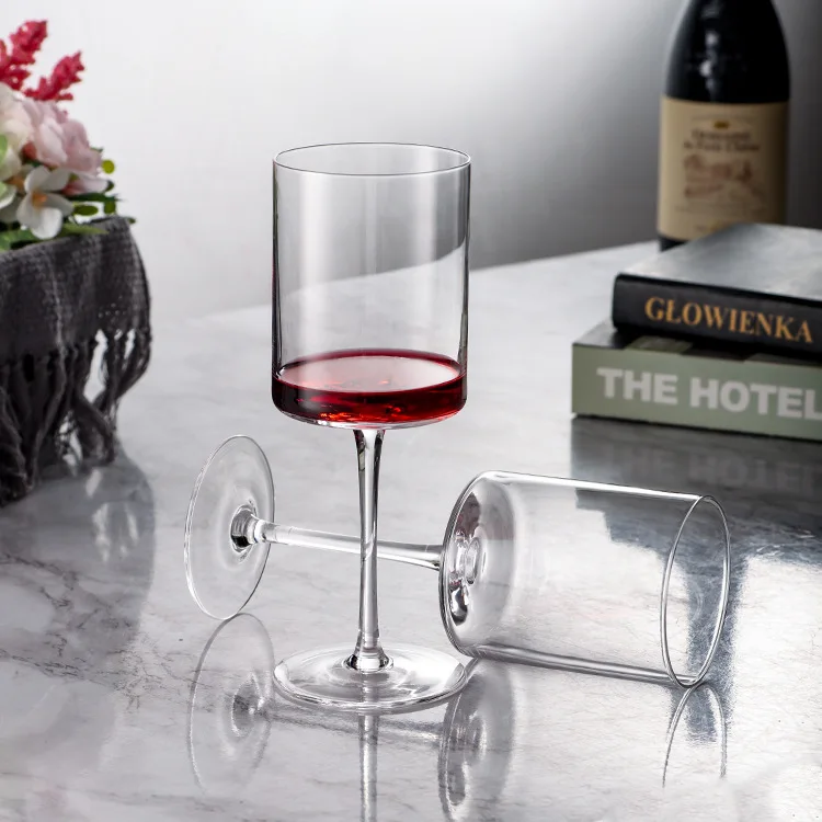 Straight Red Wine Glass Crystal Champagne Flute Home Decor Aromatherapy Cup