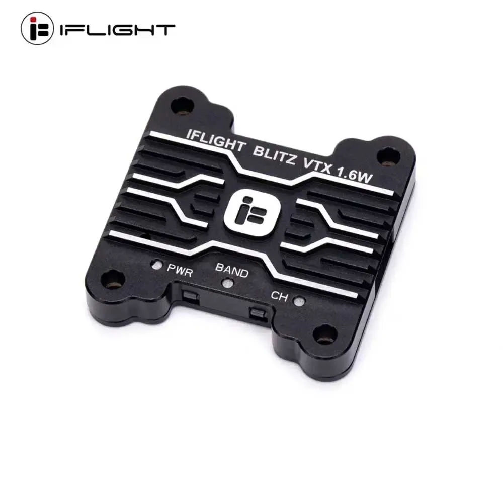 

iFlight BLITZ 1,6 Вт VTX 5,8G 40CH PitMode 25 МВт-1600 МВт Регулируемый FPV видеопередатчик 30x30 мм для FPV RC аксессуаров дальнего действия