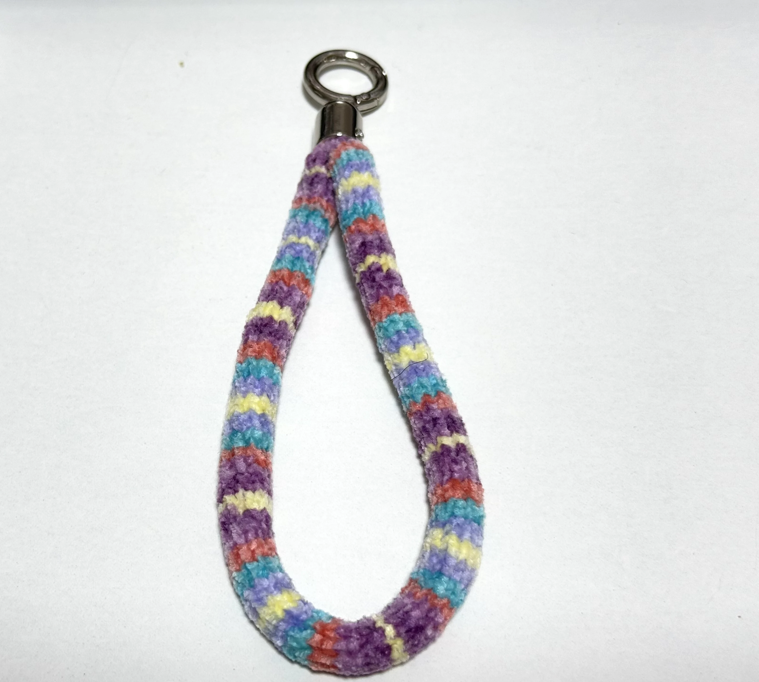 

Autumn And Winter New For Mobile Phone Lanyard Colorful Camera Anti Loss Dopamine Wristband Rope Water Cup Bag Short Keychain