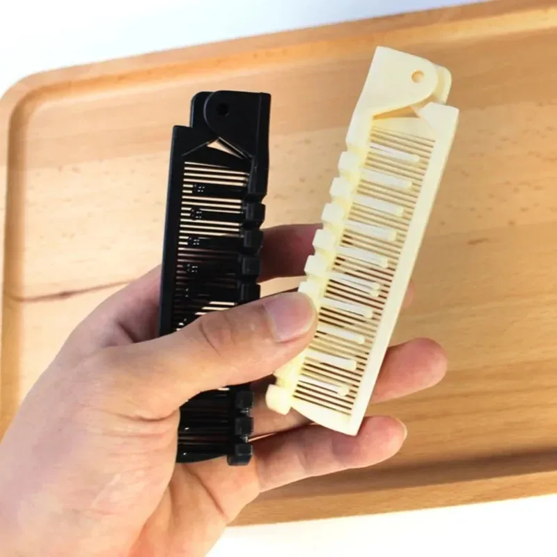 Portable Compact Folding Comb Portable Dual-purpose Curly Hair Massage Comb Antistatic Student Dormitory Travel Hair Comb