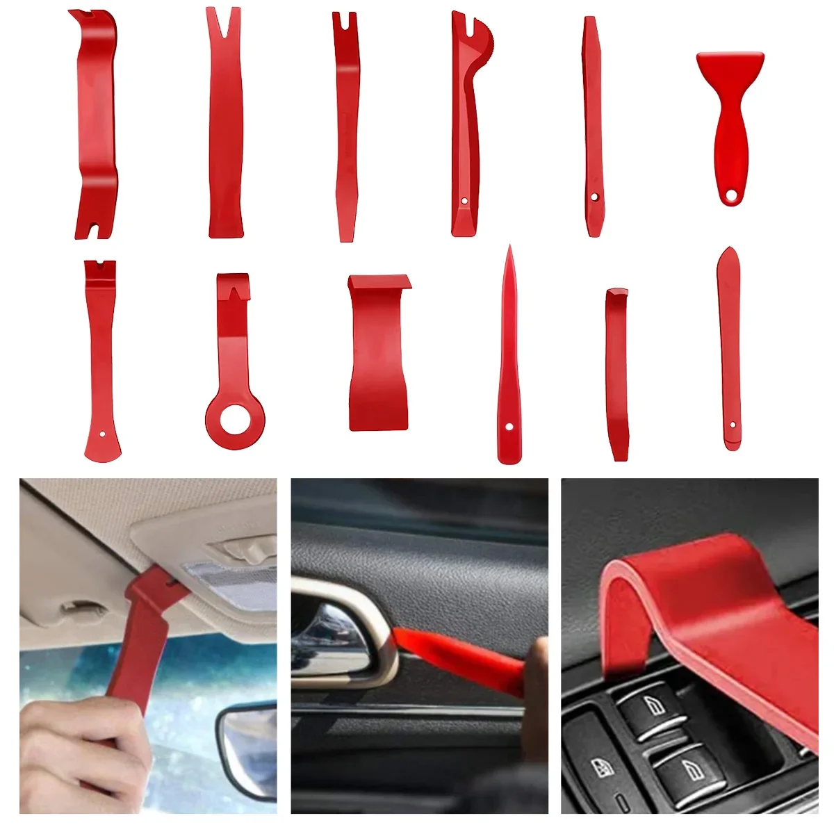 Car Trim Removal Tool Auto Trim Puller Tool Kit Pry Tools Set for Trim Clip Pliers Fastener Remover Kit