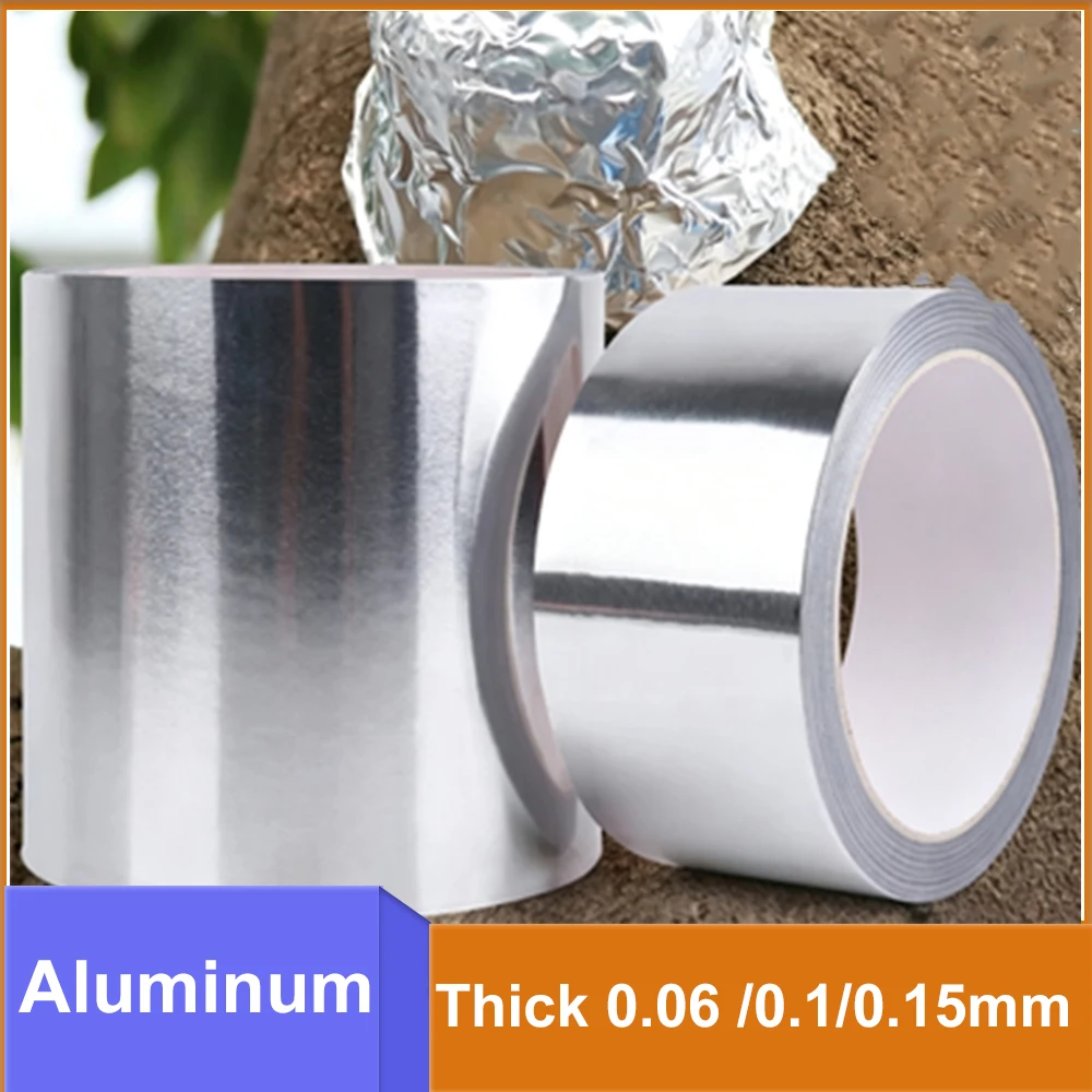 1 Roll Bonsai Aluminum Foil Tape Thick 0.06 /0.1/0.15mm Tree Protective Tape Insulation Foil Tape Bonsai Making Tools ﻿