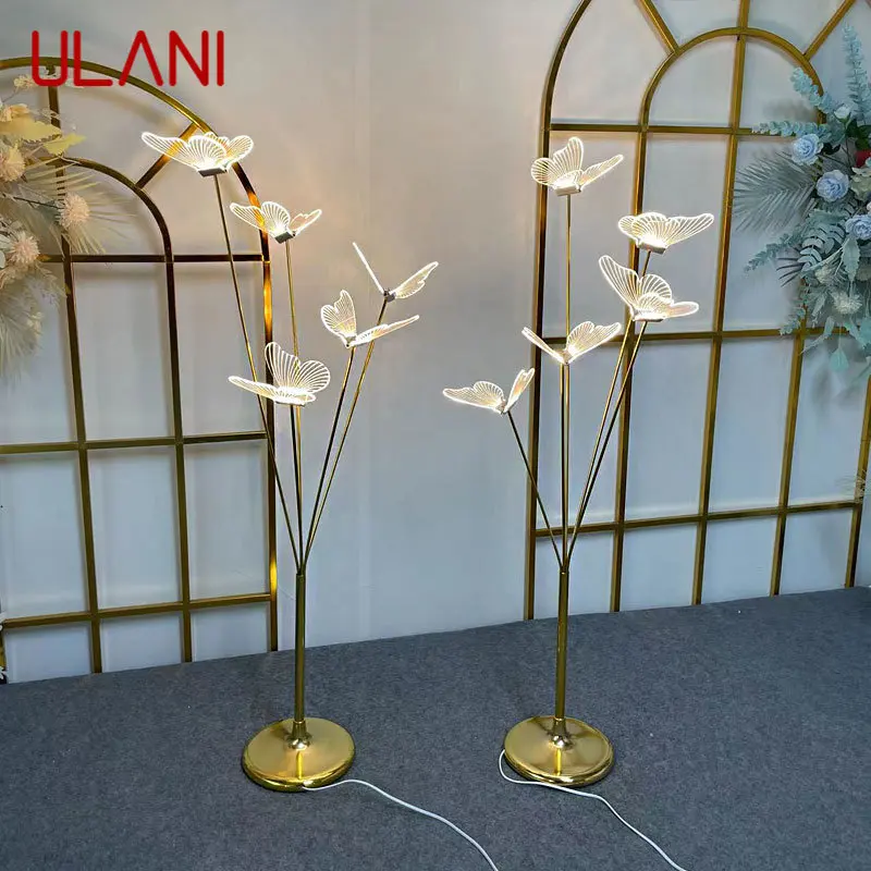 

ULANI Modern Landscape Atmosphere Floor Lamp LED Creative Butterfly Standing Lights for Wedding Party Stage Background Decor