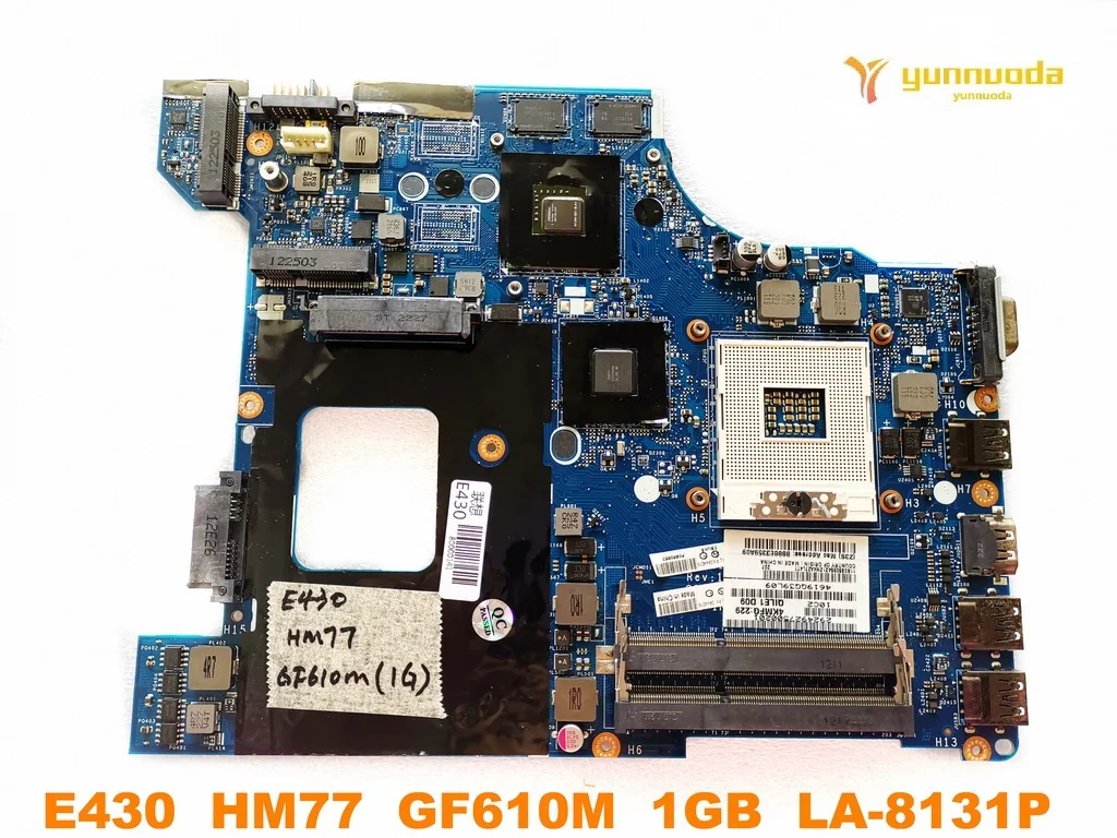 LA-8131P For LENOVO Thinkpad E430 E430C Laptop  motherboard GF610M 1G GT630M 2GB GPU UMA  QILE1   tested good free shipping