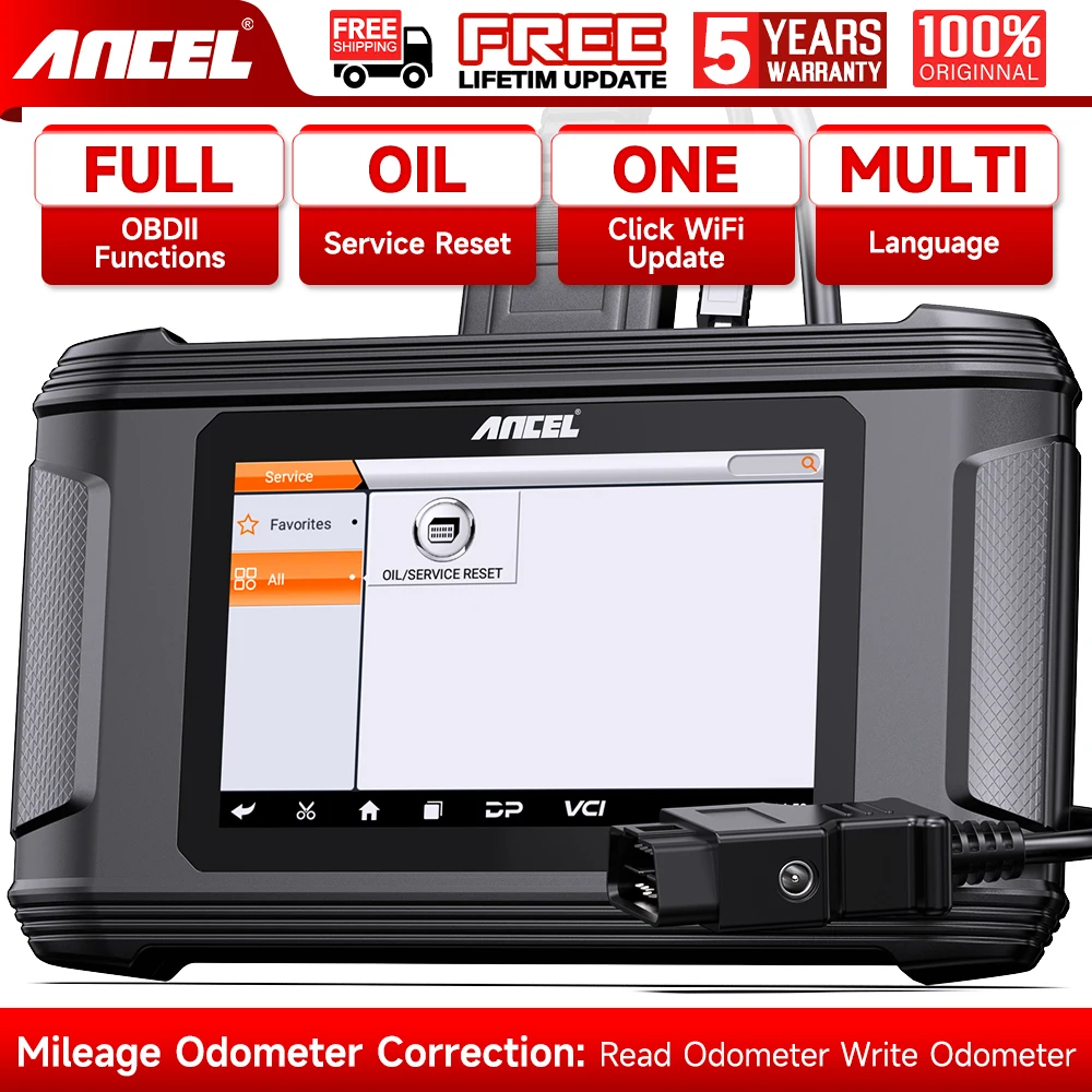 

ANCEL DM500 Car Cluster Correction Read Write EEPROM Oil Reset Code Reader Instrument Adjustment Diagnostic Tools OBD2 Scanner