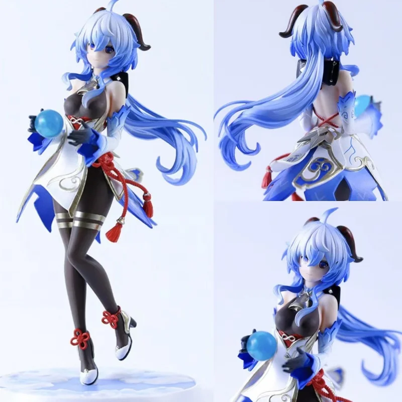 New Arrival Anime Figure Game Genshin Impact Maid Attire Ganyu Pvc Action Figure Collectible Model Toy For Child Dolls Toys Gift