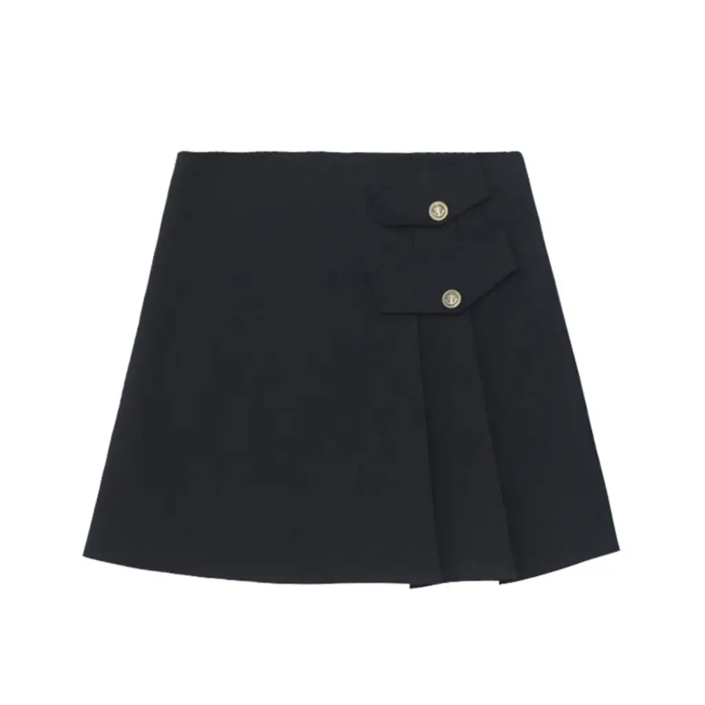 

W621 Xuan Chen Large Size Elegant Skirt for Women Autumn New Age-Reducing Tall Skirt plus Size up to 200kg