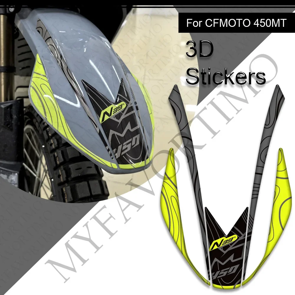 450MT ل CFMOTO مغامرة الدراجة CF موتو حامي خزان الوسادة القبضات عدة الركبة هدية الحاجز ملصقات بمادة لاصقة الشارات منحرف الرياح
