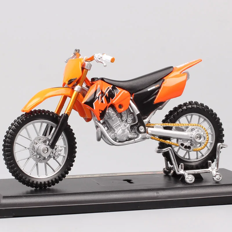 Maisto 1/18 Scale 450 EXC 520 525 SX  640 690 Duke RC390 Dirt Motocross Bike Model Diecast Toy Off Road Racing Motorcycle Kids