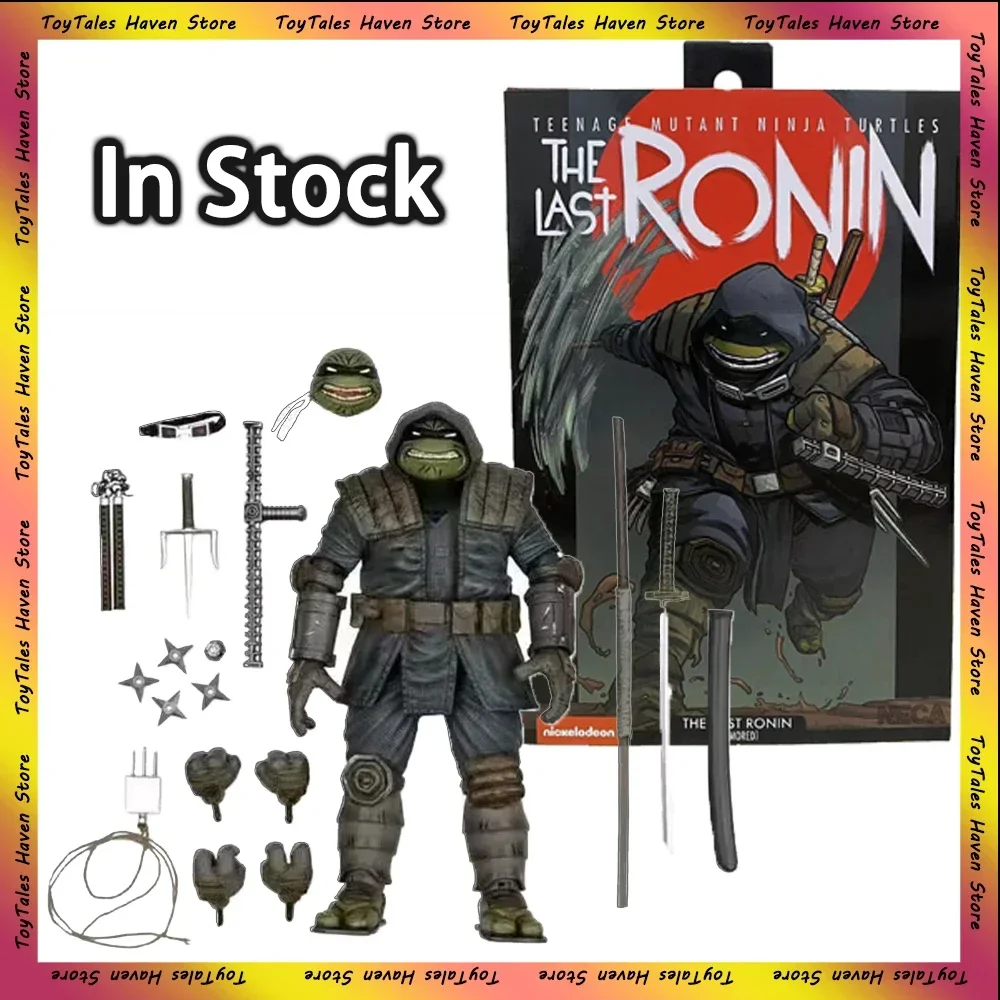 NECA TMNT Actionfigur Teenage Mutant Ninja Turtles Figur The Last Ronin Leonardo Sammlerstück Anime Modell Weihnachtsgeschenk