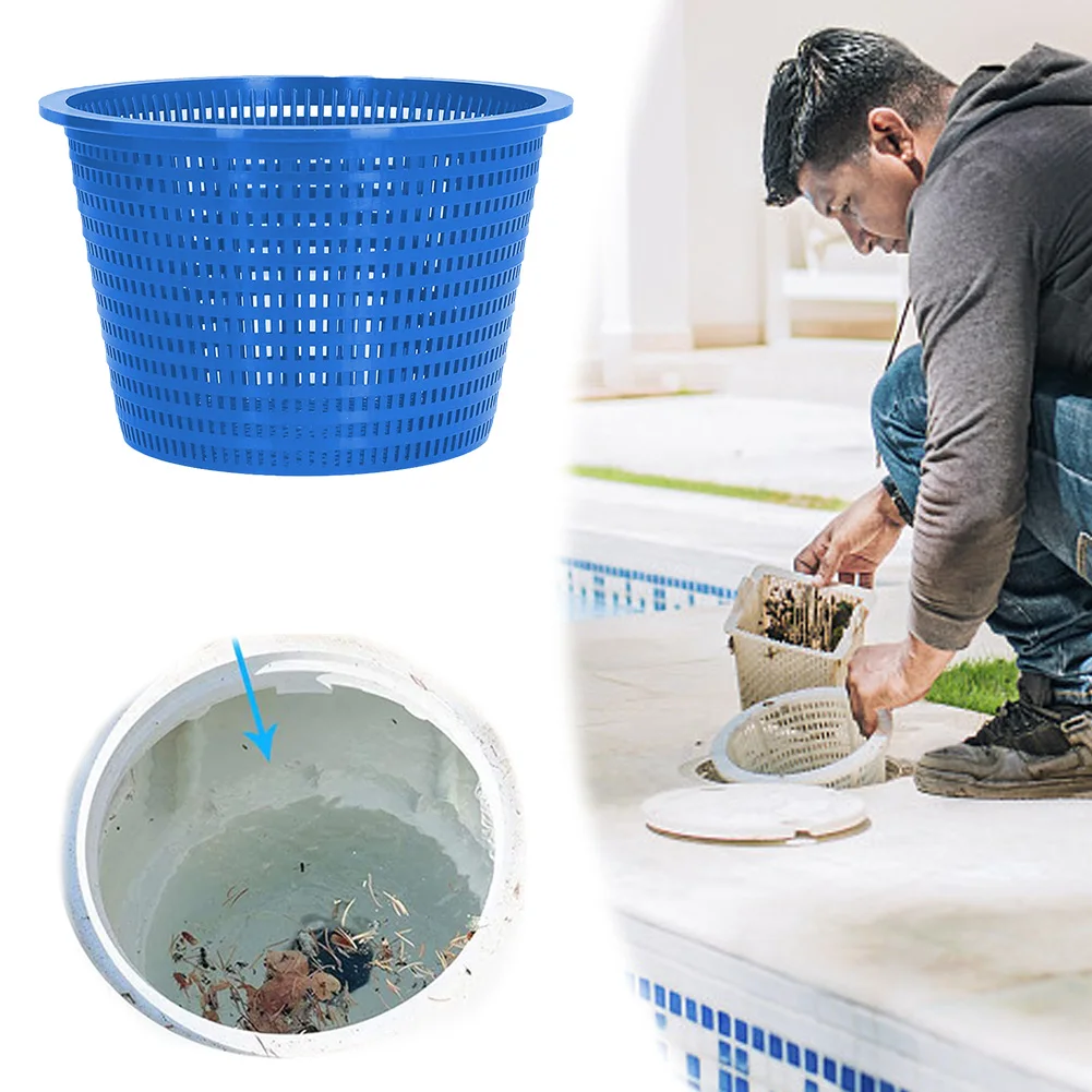 سلة مقشدة حمام السباحة مقاس 8 بوصة سلة مقشدة بلاستيكية لحمام السباحة الداخلي سلة مقشدة لحمام السباحة لـ Hayward SP1070