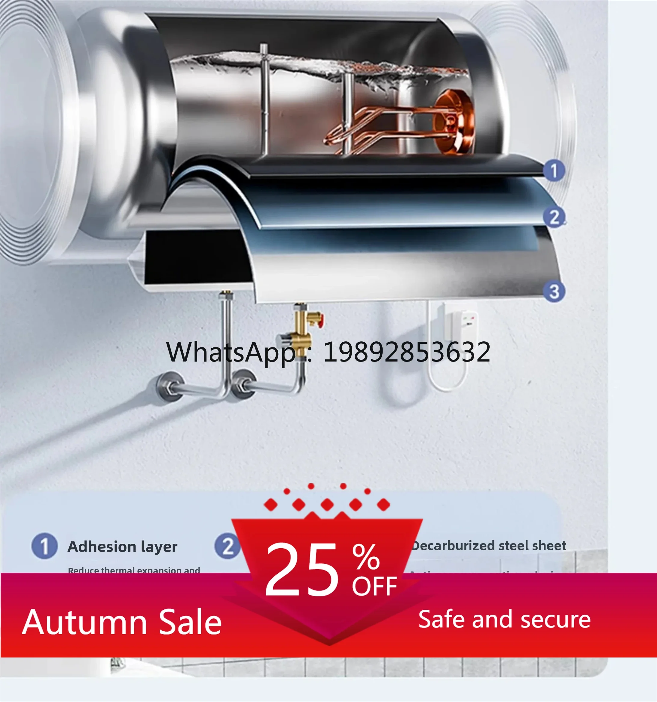 

electric household bathroom bathing and bathing level 1 energy efficiency quick heating double bile for rental