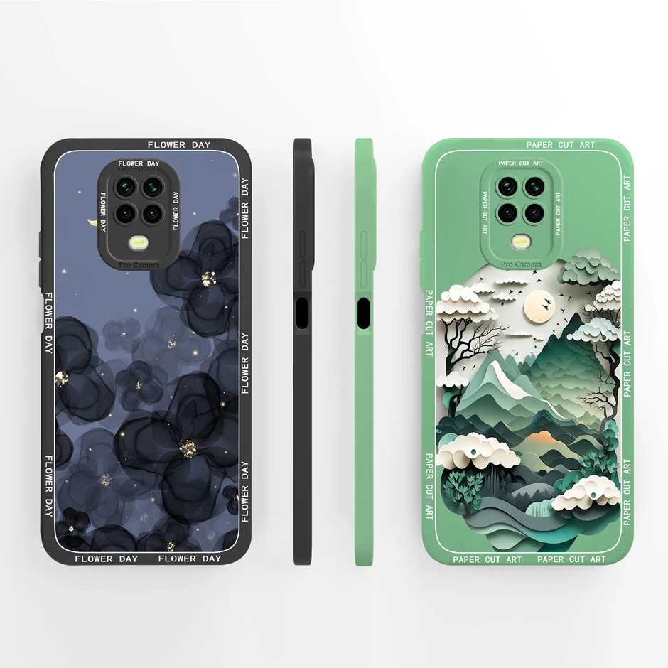 For Redmi Note 9T 9S Cases Cute Advanced Sense Flowers Silicone Soft Cover For RedmiNote9T Prevalent Fundas RedmiNote 9S Bumper