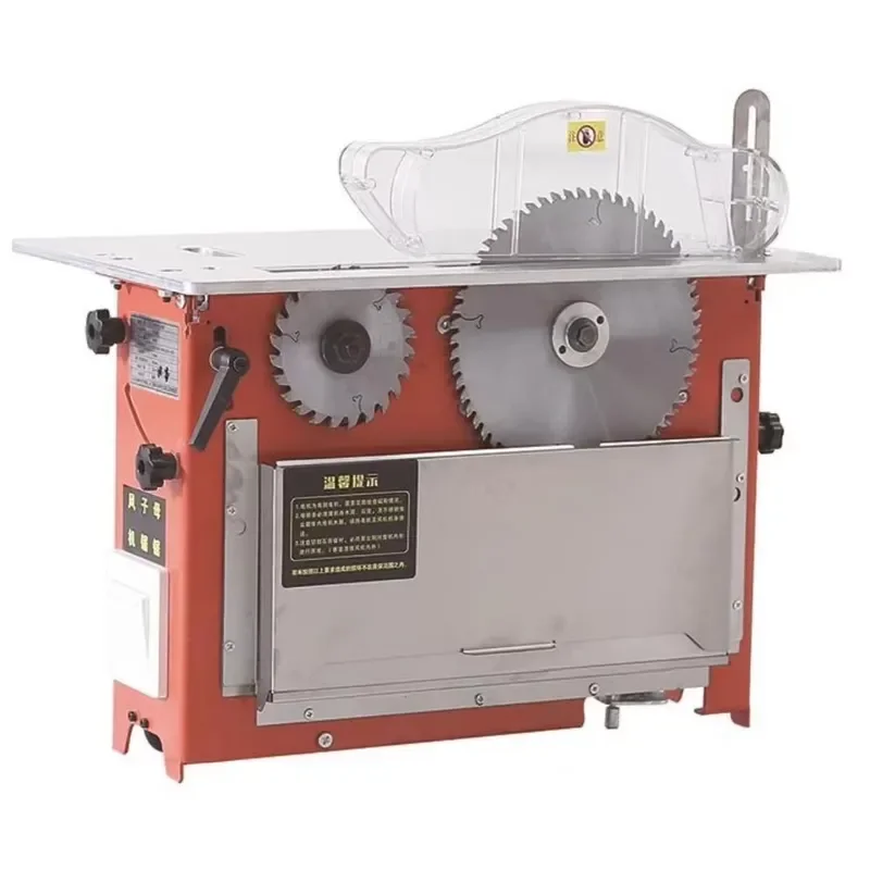 Dust-Free Sliding Table Saw Machine Manual Horizontal Lifting Wood Saw Machines Composite Wood Table Saw for Woodworking