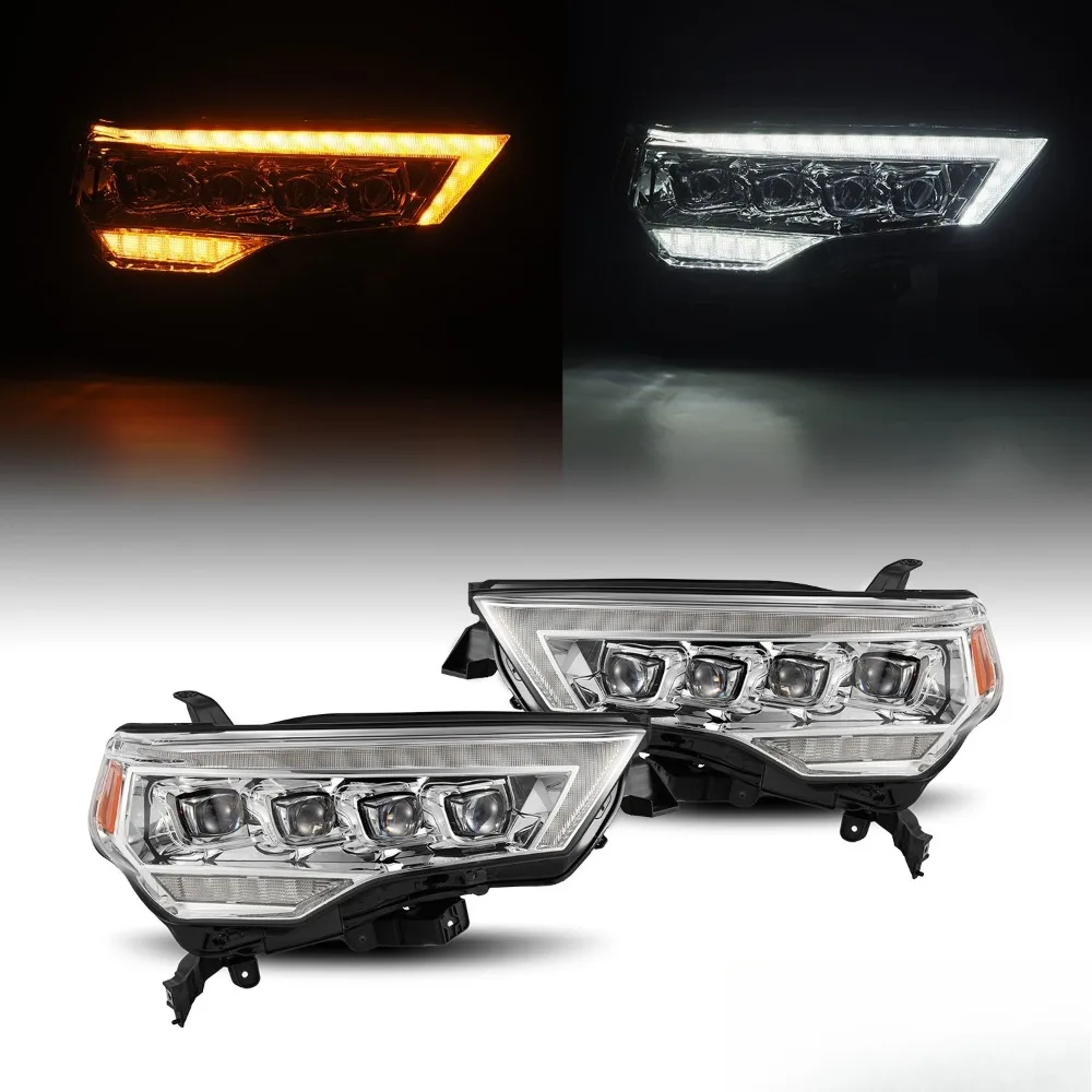 

For 14-22 Toyota 4Runner MK II NOVA-Series LED Projector DRL Headlights Chrome