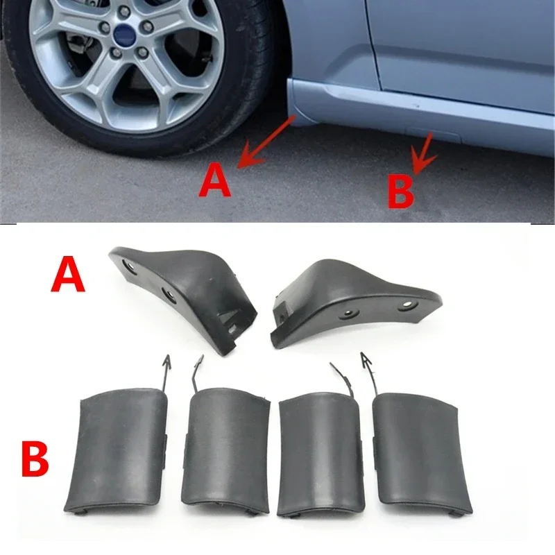 For Ford Mondeo Mk4 2007 2008 2009 2010 2011 2012 Unpainted Color Car Door Side Sill Cap Hook Cover Apron Shell