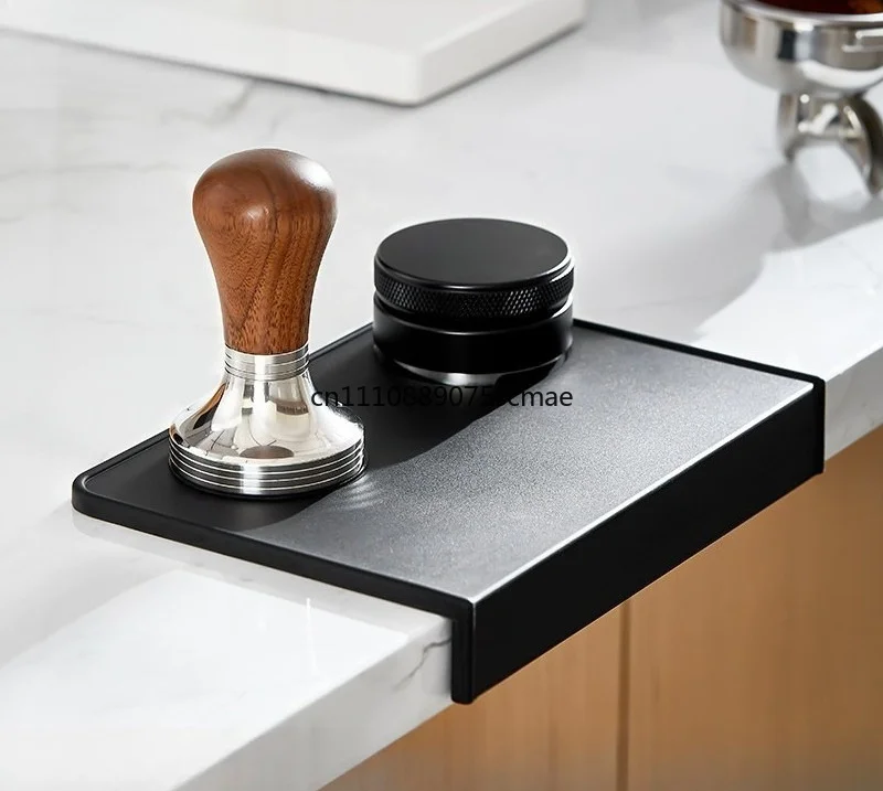 Coffee Tamper Mat Bar Corner Pad Non-slip Silicone Mat Multifunctional Espresso Coffee Tamper Holder Pad
