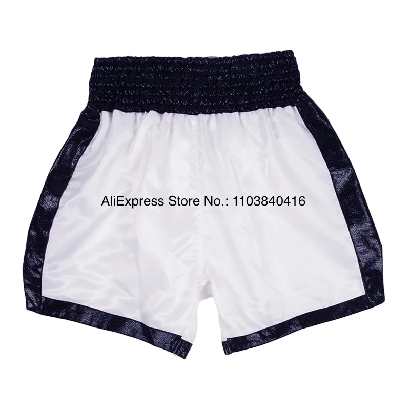 Shorts de Cetim Simples Kick Boxing, Calça Muay Thai, Borlas Douradas, Kickboxing Fight, Thaiboxing, Roupas de Artes Marciais, Adulto e Infantil