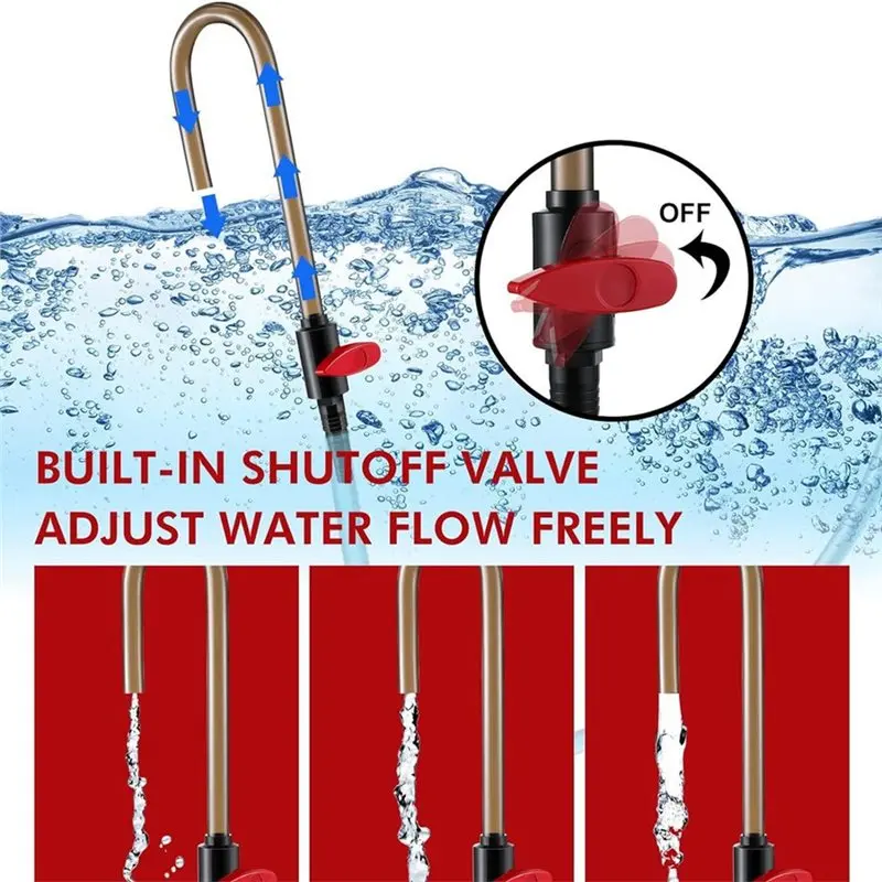 【LAST CHANCE】Quickly Fills Aquarium Fish Tank With Water Changer Hook, Includes Flow Switch& Vacuum System Help