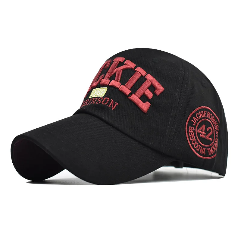 

Vintage Distressed Large Letter Embroidered Baseball Cap Pure Cotton Hat