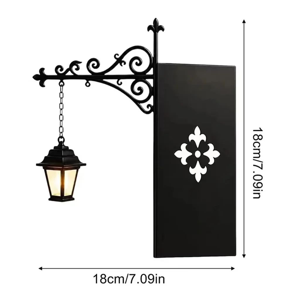 Halloween-Geister-Buchlese-Wandschild mit Licht, Vintage-Eisenhalterung, Dekorative Plakette, Gruselige Wanddekoration für Zuhause – Detail 6
